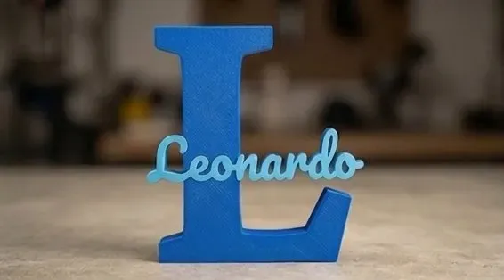 Leonardo Name Sign Letter L Multicolor Desk Decor — Фото 5 из 6