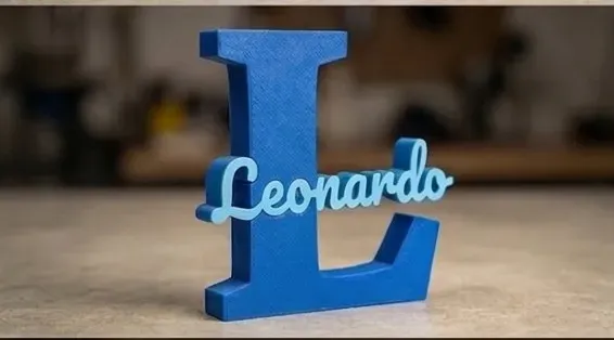 Leonardo Name Sign Letter L Multicolor Desk Decor — Фото 2 из 6