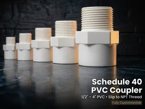 PVC Pipe Coupler: Female Slip to Male NPT