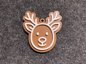 Deer Gingerbread for christmas tree