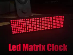 Matrix Led Clock (square pixels) / MAX7219