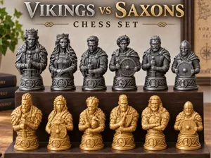 Vikings vs Saxons Chess Set
