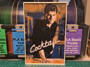 Cocktail Movie Poster - Hueforge Art