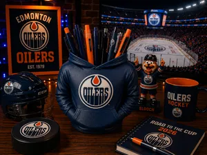 Edmonton Oilers Hoodie Pen Holder