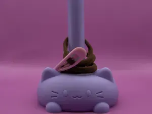 Chubby Cat Scrunchie Holder