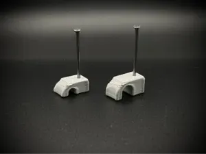 Nail cable clips 3.5mm and 6mm