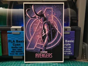 The Avengers Movie Poster - Hueforge Art