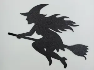 Flying witch - wall art