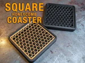 Square Honeycomb Coaster