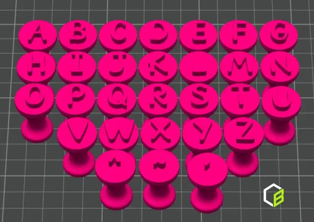 Carimbo Alfabeto para Brigadeiro Stamps Alphabet — Image 3 of 4