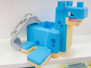 Lapras Pokemon Voxel Multipart