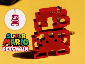 super mario bros Keychain