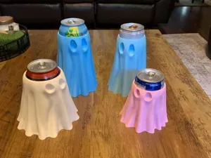 Ghost Koozies- 5 Different Can Sizes