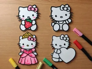 Hello Kitty Coloring Set