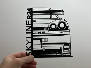 NISSAN GTR R34 Skyline - decorazione da parete
