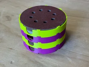Random Orbit Sander Disc Stackable Storage Tray