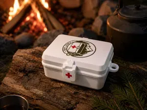 Camping First Aid Box | Integrated Backpack Hook
