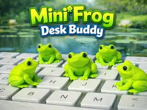 Mini Frog Desk Buddy – Cute Tiny Frog