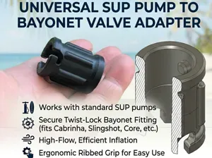 SUP Pump to Bayonet Wing & Kite Valve Adapter