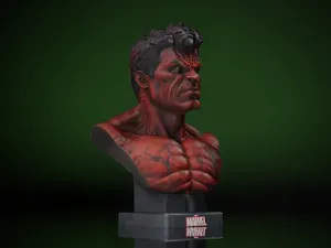 Red Hulk Marvel Bust