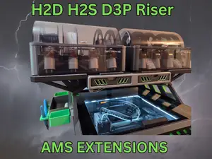 AMS shelf extension for H2D H2S H2C D3P riser