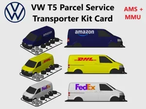 VW T5 Parcel Service Transporter Kit Card (AMS)