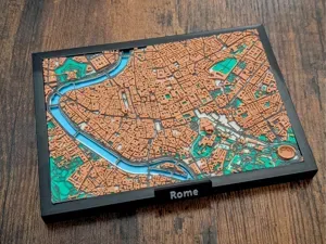 Rome Italy 3D Miniature v2