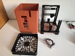 ODroid H4 NAS Case (for 2 HDD & up to 6 M.2 SSD)