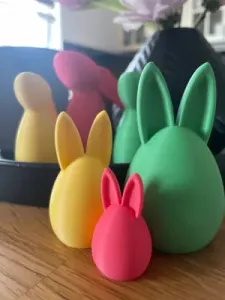 Easter egg with ears