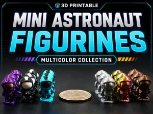 Mini Astronaut Figurines
