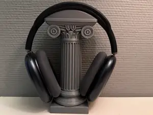 Greek Ionic Headphone Holder Ancient Column Style