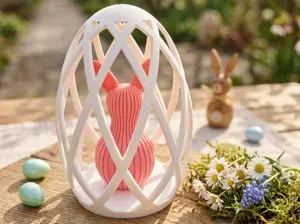 Oster-Ei mit Hase