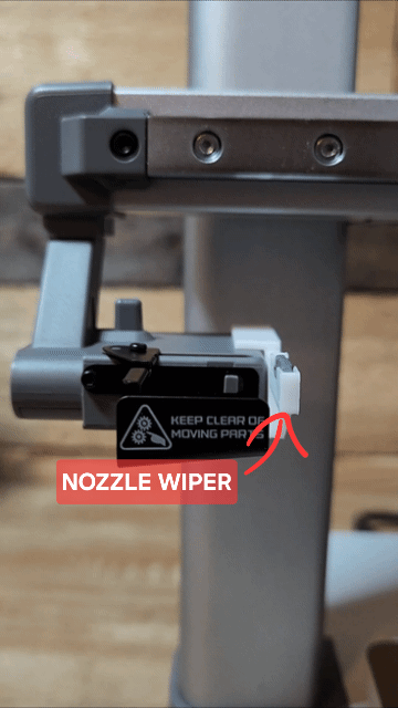 A1 Mini Nozzle Purge Wiper