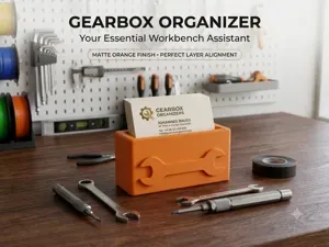 Mechanic Wrench Business Card Holder Desk Caddy
