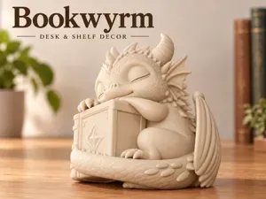 Bookwyrm | Cute Desk & Shelf Decor