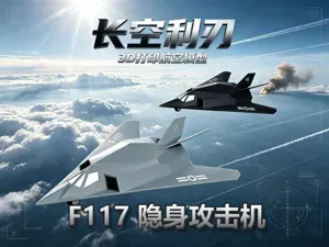 F117隐身攻击机 套卡
