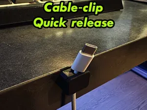 Cable Clip with Quick Release