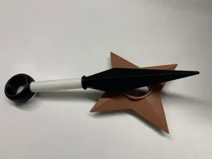 《火影忍者》苦无+手里剑玩具两件套，拆件打印