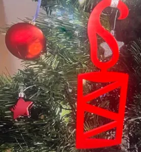 christmas tree decoration - candle