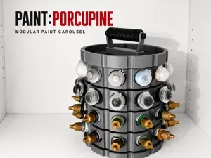 Modular Paint Carousel - Paint:Porcupine