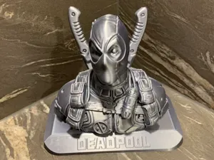 Deadpool Bust - base+lettering