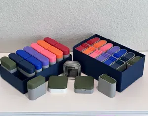 Pop-Up Small Parts Storage System with Gridfinity