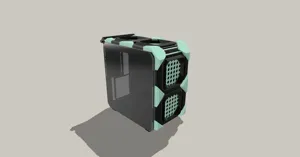 Cooler Master Qube 500 Companion Cube mod