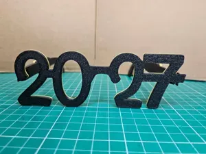 2027 New Year Glasses