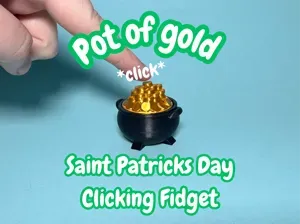 Pot of Gold - Saint Patricks Day Clicker Toy
