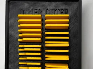 Gridfinity Holder for Radius Gauge Tool