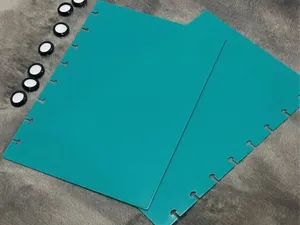 Tapas Lisa para agendas cuadernos A5 con discos