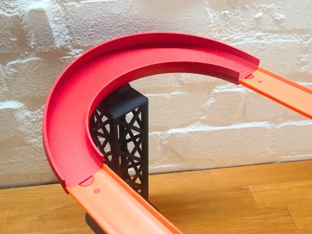 180 Degree Curve Toy Car Race Track 1:64 Diecast — Image 5 of 5