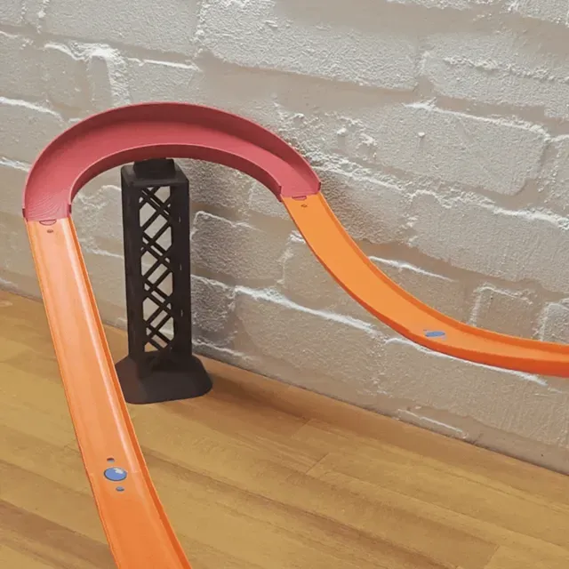 180 Degree Curve Toy Car Race Track 1:64 Diecast — Image 2 of 5