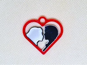 Valentine's Day Heart Pendant